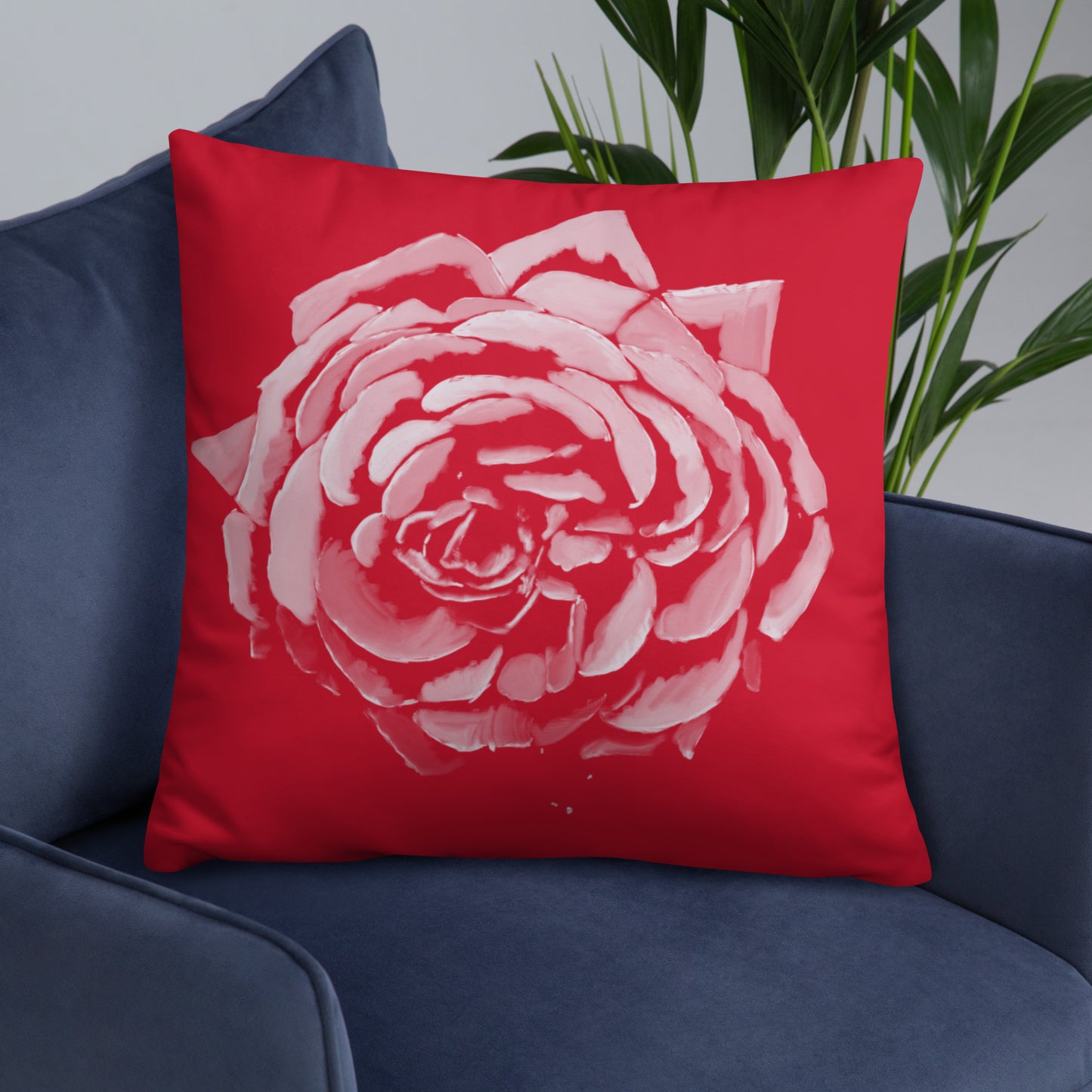 Shadow Rose Basic Pillow