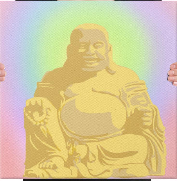Light of Buddha Canvas