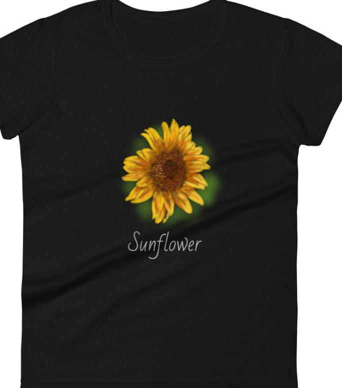 Flowers on Parade: Sunflower Women's short sleeve t-shirt