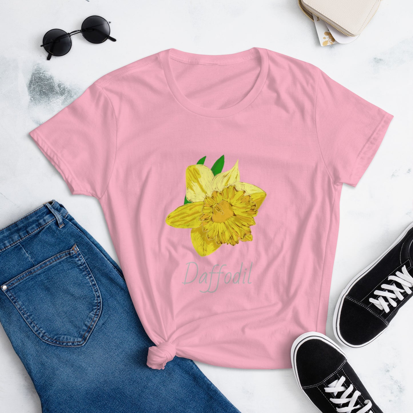 Flowers on Parade: Daffodil Women's short sleeve t-shirt